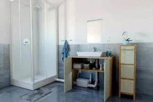 Triruradora maceradora de ducha y lavabo